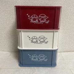 ラストセット！大人気！サンリオ　パティー&ジミー柄　小物ケース3段セット！