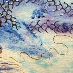 龍鳳繁盛福寿円満風水図】家運隆盛 商売繁盛 夫婦円満 鎮宅絵画