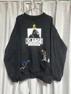 ⭐️お値下げ⭐️XLARGE Space Jam スウェット ブラック　レア ⭐️お値下げ⭐️XLARGE Space Jam スウェット ブラック レア