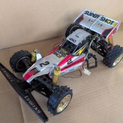 ラジコンカー　タミヤ　SUPER SHOT　バッテリー無し　ジャンク品 ラジコンカー タミヤ SUPER SHOT バッテリー無し ジャンク品