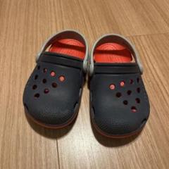 crocs ネイビー　クロックス　c8 15.5