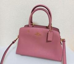 お値下げ⭐︎新品未使用⭐︎COACH バニティバッグ ピンク コーチ/バニティバッグ/ボルドー×ピンク×ゴールド/レザー/型番