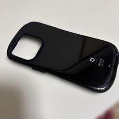 iFace iPhone14pro用ブラックハードケース