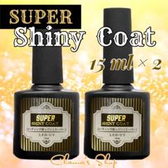 最強の艶✧* コーティング用 レジン液 スーパーシャイニーコート15ml 2本