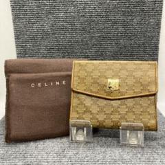 CELINE　セリーヌ　三つ折り財布　マカダム柄　トリオンフ　394