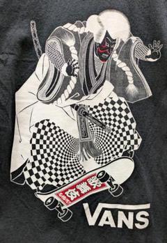 VANS ジャパンカルチャー ショートスリーブ Tシャツ ブラック L 歌舞伎