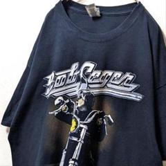 ギルダンボブシーガーロールミーアウェイ デカロゴ Tシャツブラック黒XL古着
