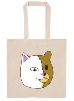 RIPNDIP トートバッグ キャンバス バッグ TEDDY ナチュラルのサムネイル
