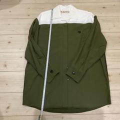 MARNI 長袖シャツ サイズ36 オリーブグリーン/ホワイト
