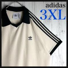 【SEVENTEENドギョム着用】アディダス☆ワッフル ポロシャツ アイボリー. SEVENTEENドギョム着用】アディダス☆ワッフル ポロシャツ