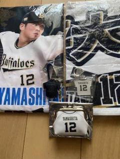 山下舜平大 缶バッジ ペナントステッカー ボンフィンストラップ