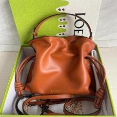 極美品✨ロエベ ショルダーバッグ ポシェット ミニ アナグラム レザー 茶 LOEWE 未使用保管品 希少品 ロエベ アナグラム ロゴ 柄 レザー