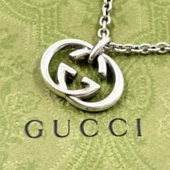 美品✨　グッチ　GUCCI　ネックレス　インターロッキング　シルバー　925