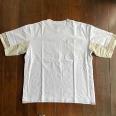 sacai 23ss ナイロン 切替え Tシャツ 23-03091M