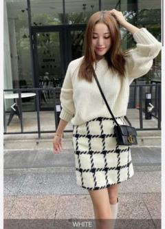 Sheller ツイードスカート 完売品 シェリエ 美品 sheller シェリエ スカート