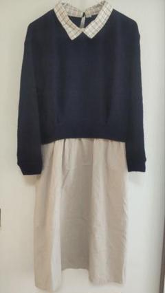 POUDOUDOU ドッキングワンピース Mサイズのサムネイル