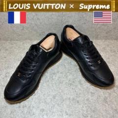 Louis Vuitton X Supreme Sport Sneakers White Red Mono US 7