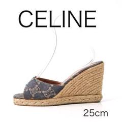 定価約8万円 レア CELINE ウェッジサンダル 35 フィービー