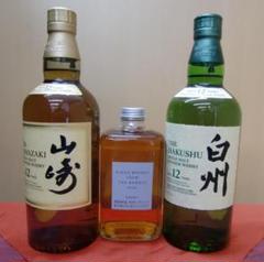 【豪華3点セット③】Y003 山崎12年、白州12年、フロム・ザ・バレル 豪華3点セット③】Y003 山崎12年、白州12年、フロム・ザ・バレル