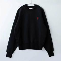 アミ AMI スウェット bfusw005 747 001 ブラック S 新品