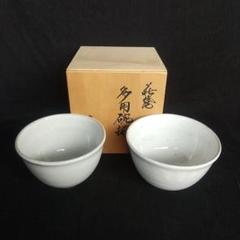 茶道具　萩焼　古萩　清水茂生作　茶入　仕覆付　共箱　V　7225 清水啓切（粉引き萩平抹茶茶碗）