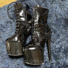 【お値下げ歓迎】ポールダンス　ブーツ　ヒール高約17cm お値下げ歓迎】ポールダンスブーツヒール高約17cm