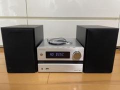 【中古品】KENWOOD　ミニコンポ　 M-EB50　ケンウッド　2018年製 JVCケンウッド ケンウッド CDミニコンポ シルバー Bluetooth対応