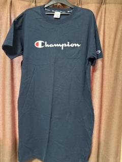 Champion ネイビー Tシャツ ワンピースFREEサイズ