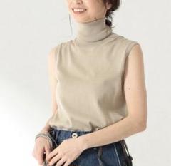 SLOANE ベージュ タートルネック ノースリーブニット新品未使用タグ付き 2025年最新】スローン ノースリーブの人気アイテム - メルカリ
