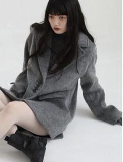 aere ＊ shaggy jacket coat ＊ シャギージャケットコート