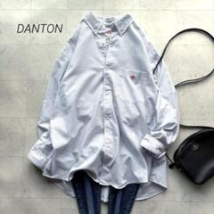 ダントン DANTON ボタンダウン ストライプ 長袖シャツ ライト