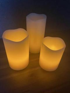 LEDキャンドルライト3点セット