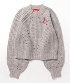 美品Vivienne Westwood ローゲージアイレットニットトップ