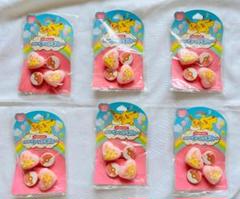 【新品】【６セット】ポケモン ハートヘアポニー ピカチュウ＆イーブイ ピンク