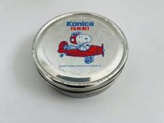【昭和レトロ】スヌーピー　konika コニカ　フィルム缶