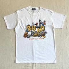 USA製　90〜00sミレニアム記念Tシャツ　Disney　キャラクターTシャツ