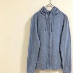 unknown パーカー 水色 unknown london パーカー 水色 青 L