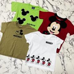 新品　美品　ミッキー　Tシャツ　90cm 4点セット まとめ売り　半袖
