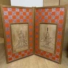鳥獣戯画　枕屏風　手彫り　透し彫り細工 鳥獣戯画 枕屏風 手彫り 透し彫り細工|mercariメルカリ官方指定