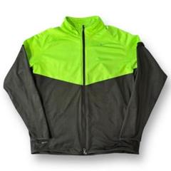NIKE DRI-FIT トラックジャケット ツートン 蛍光グリーン XXL