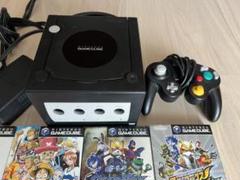 【美品・動作確認済】ゲームキューブ本体黒+コントローラー+ソフト7種