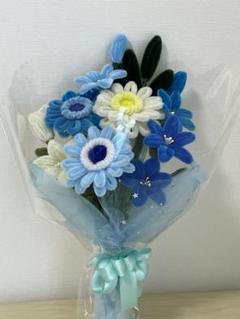 モールフラワー(青) 枯れないお花 ハンドメイド - メルカリ