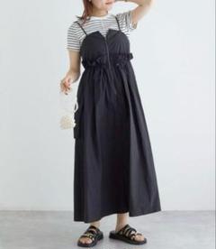 w closet カーゴナイロンワンピース