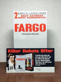 VHS『ファーゴ』(Fargo) リベート付