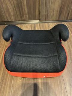リーマン　ジュニアシート 黒と赤 メッシュ素材