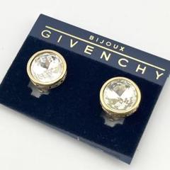 【極上ヴィンテージ】GIVENCHY ジバンシー イヤリング ゴールド ストーン