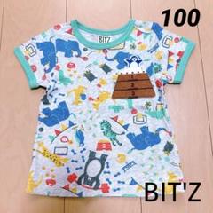 Bitz ビッツ 動物スポーツ柄Tシャツ　100