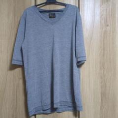 WHO'S WHO GALLERY グレー Vネック Tシャツ M