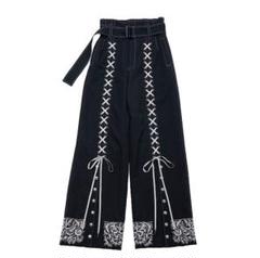 rurumu: カーゴパンツ rurumu:/ルルムウ/drawstring denim pants