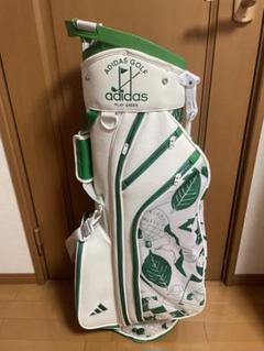 adidas ゴルフ キャディバッグ ホワイト・グリーン
